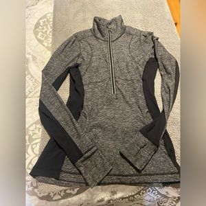 Lululemon Running top  1/2 Zip Pullover . No size tags but I’m sure size 8
